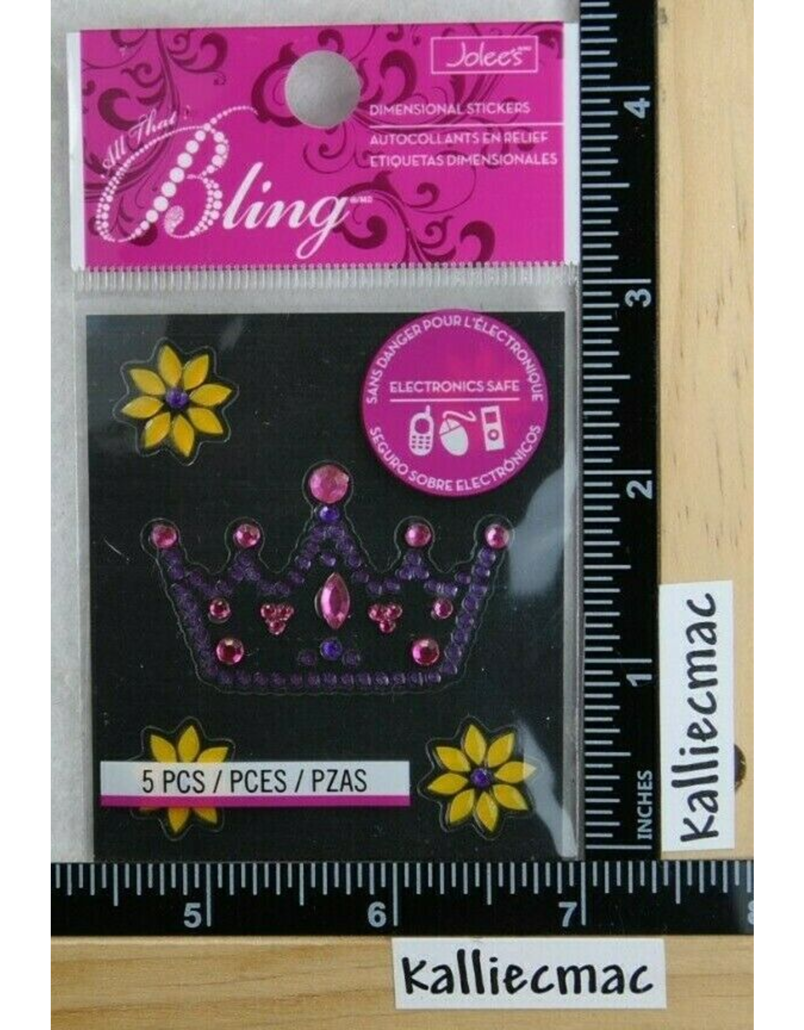 STICKERS: BLING CROWN