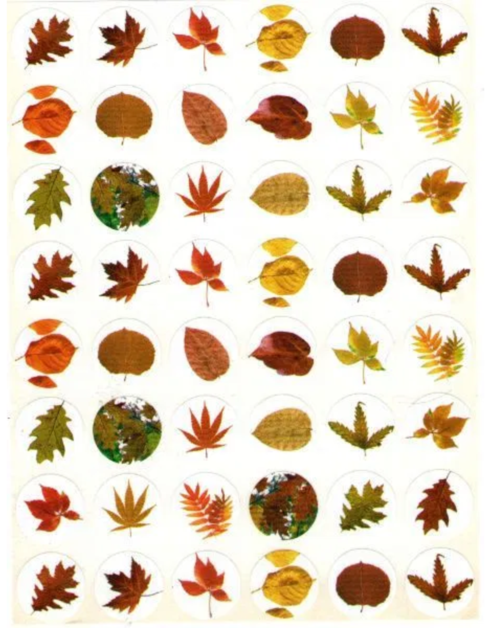 STICKERS: FALL LEAVES 10 SHEETS