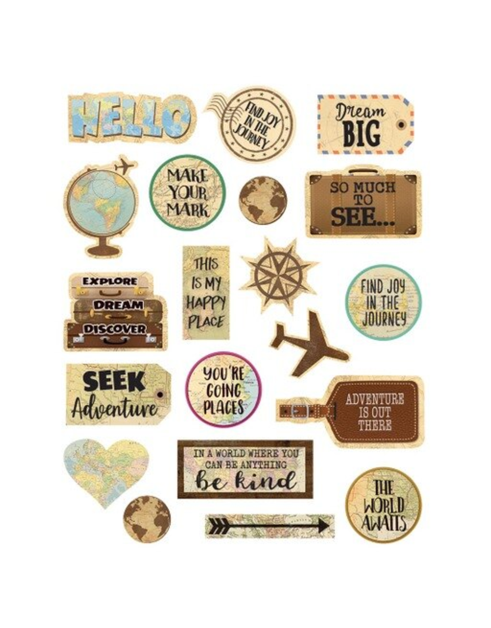 STICKERS: TRAVEL THE MAP
