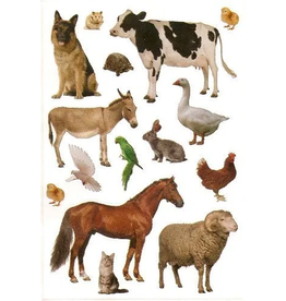 STICKERS: FARM ANIMALS 10 SHEETS