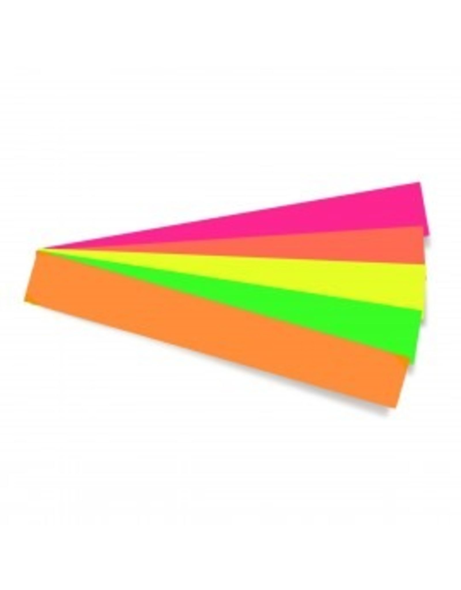 SENTENCE STRIPS - 3"X22" FLUORESCENT COLORS - CARDSTOCK - 25 PACK