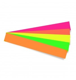 SENTENCE STRIPS - 3"X22" FLUORESCENT COLORS - CARDSTOCK - 25 PACK
