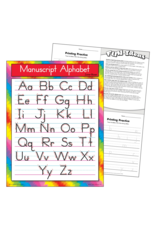 Trend Enterprises CHARTLET: MANUSCRIPT ALPHABET 17"X22"