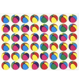 STICKERS: LARGE BEACH BALL 25 SHEETS