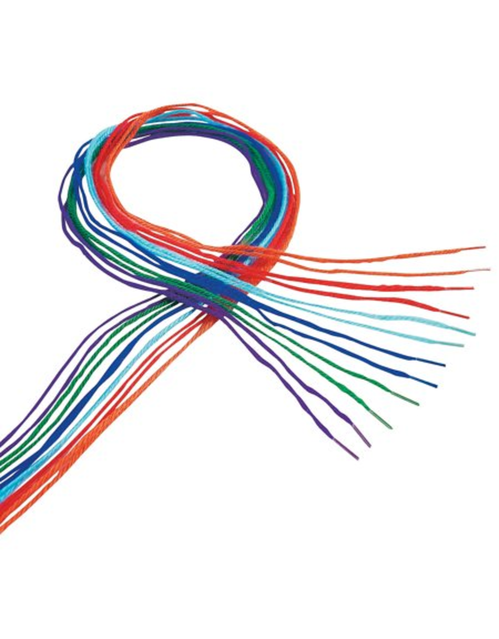TIPPED LACING YARN:  ASSORTED COLORS - 72 PACK