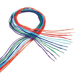 TIPPED LACING YARN:  ASSORTED COLORS - 72 PACK