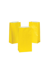 BAG -  PAPER - YELLOW -12 PACK