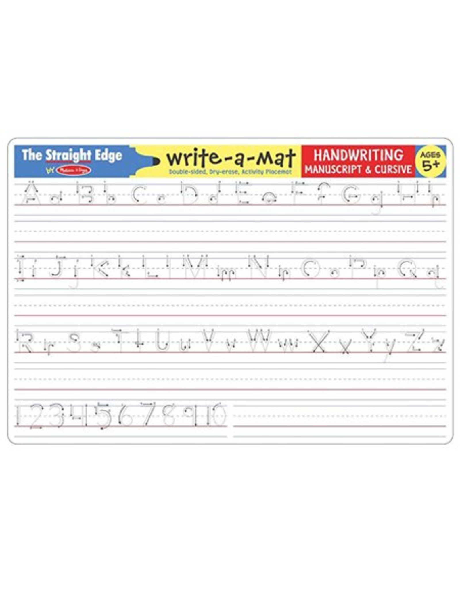 Melissa & Doug LEARNING MAT: HANDWRITING