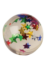 GLITTER STAR BOUNCE BALL - 12 PACK