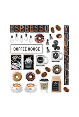 MINI BULLETIN BOARD SET ESPRESSO YOURSELF