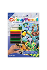 PENCIL BY NUMBER  - JUNGLE ANIMALS