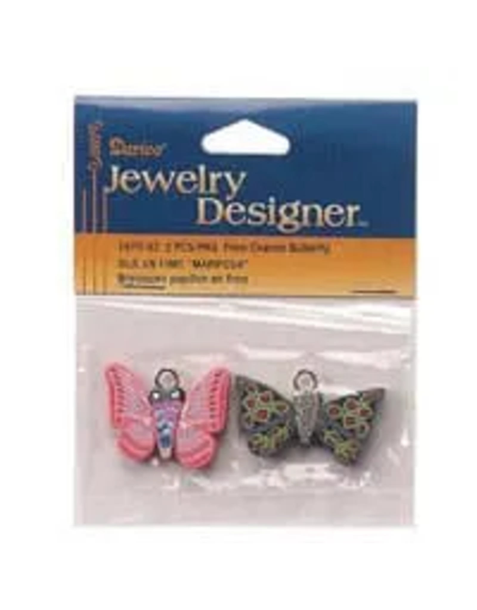 FIMO CHARMS BUTTERFLY 2PC