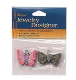 FIMO CHARMS BUTTERFLY 2PC