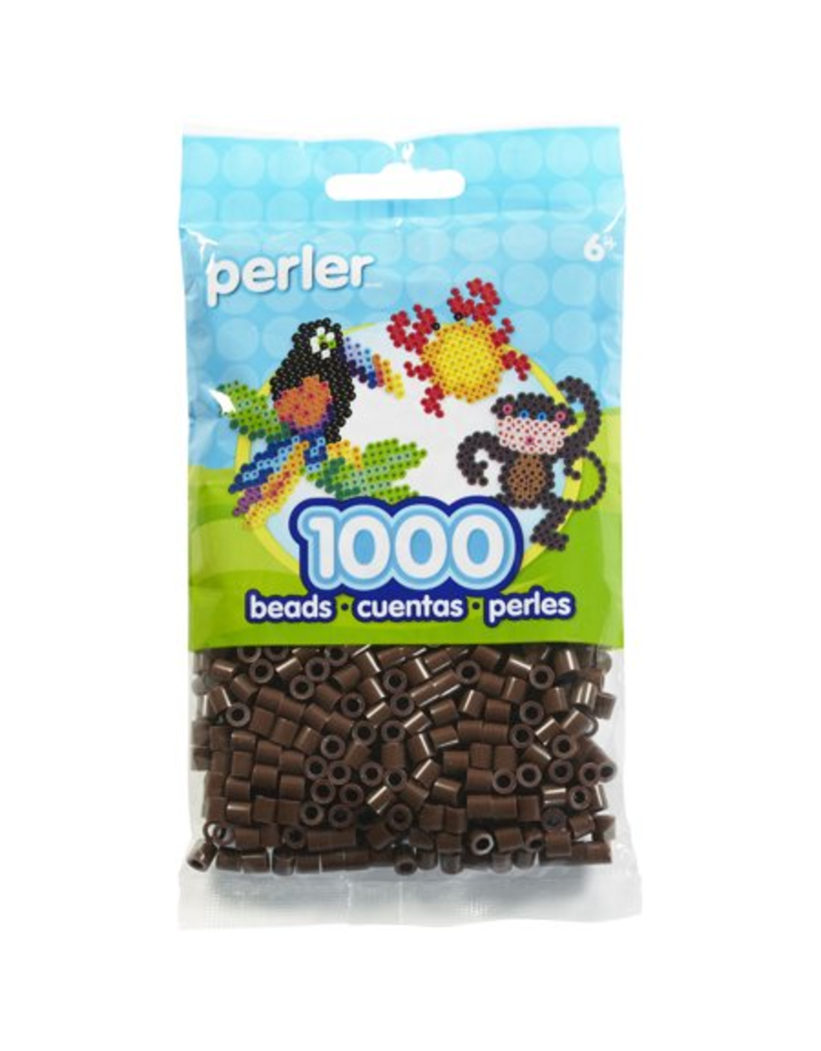 PERLER BEADS: BROWN 1000 PACK