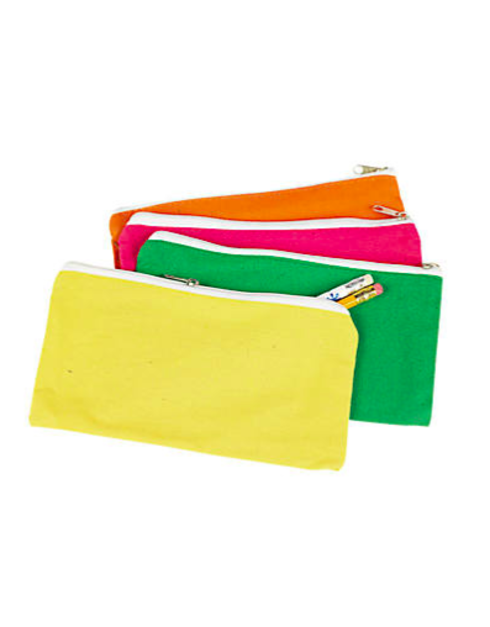 PENCIL CASE: CANVAS NEON