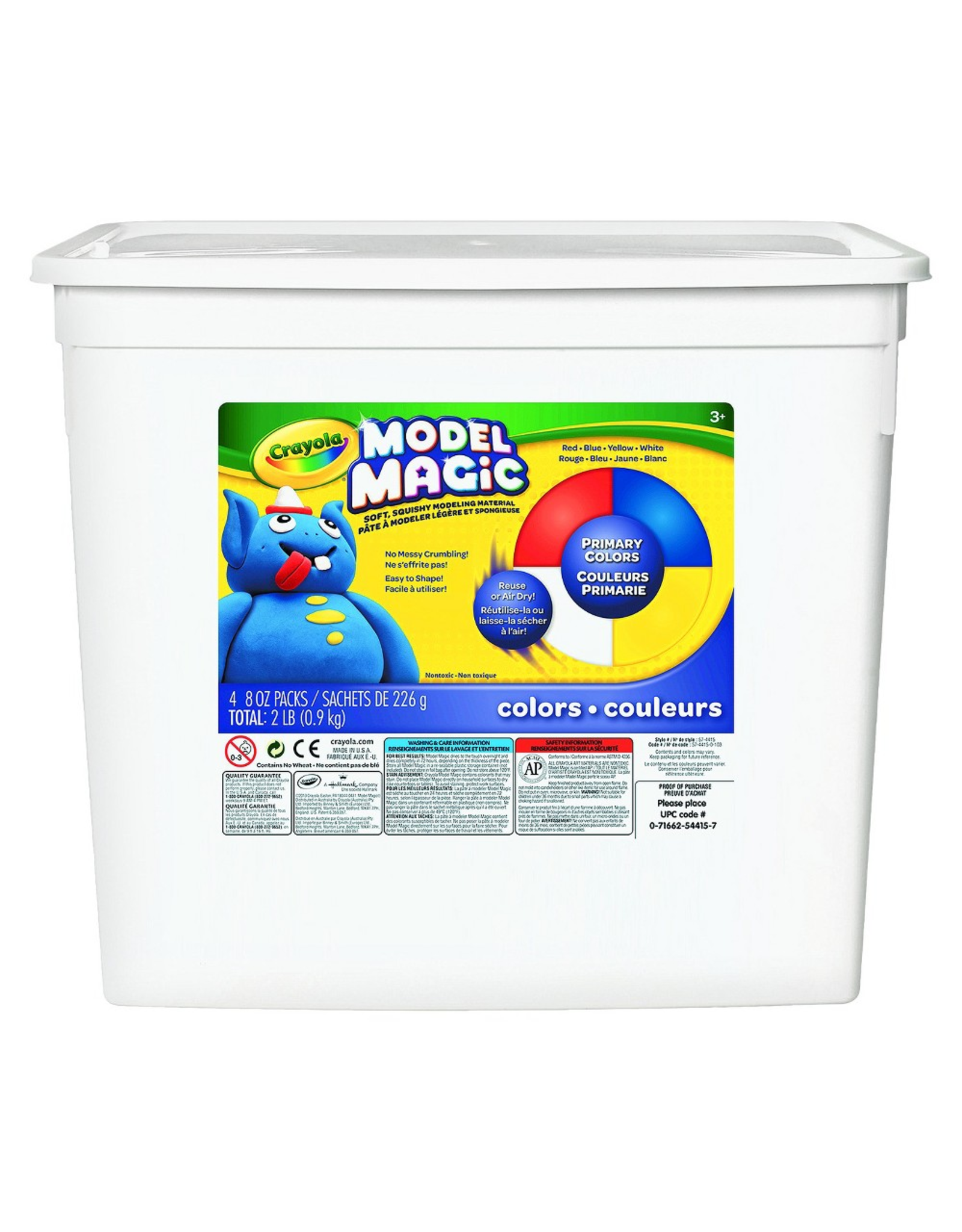 CRAYOLA MODEL MAGIC 2LB ASSORTED PRIMARY COLORS