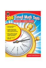 200 TIMED MATH TESTS GR K-8