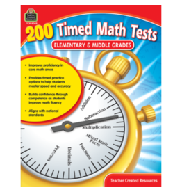 200 TIMED MATH TESTS GR K-8