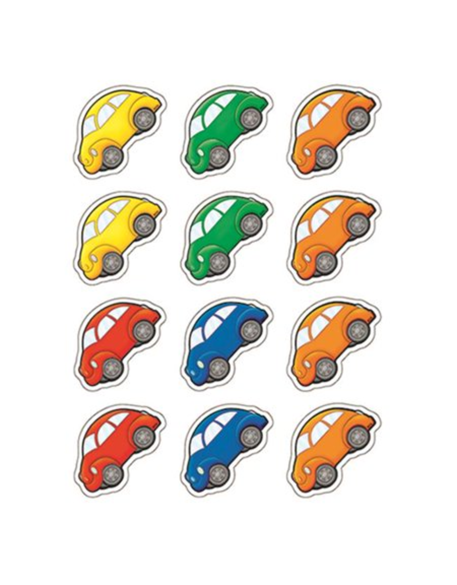 CUT-OUTS: MINI CAR 2.5" 36 PACK