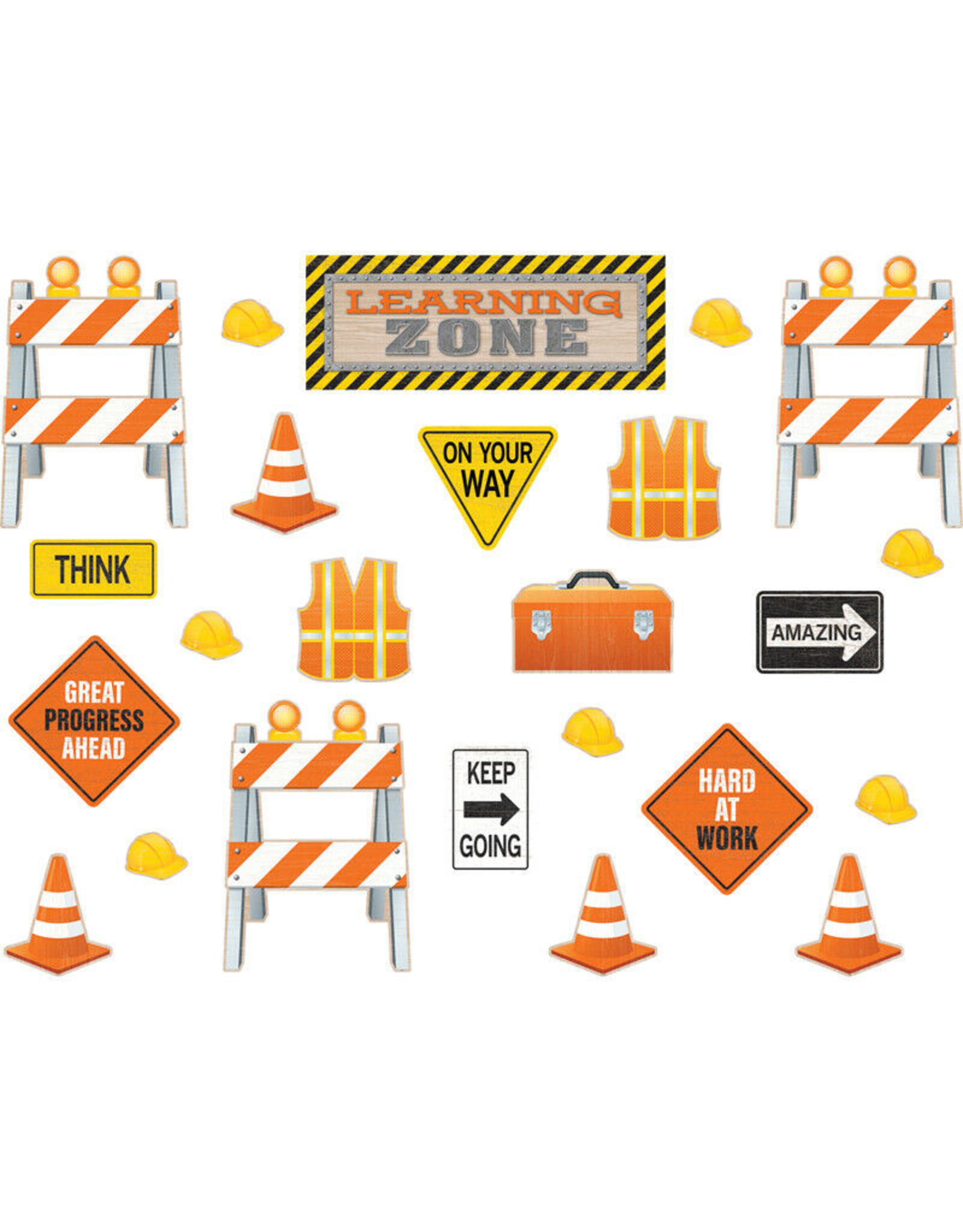 BULLETIN BOARD SET CONSTRUCTION LEARNING ZONE