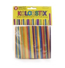 CRAFT STICKS - ASSORTED - 4" ROUND