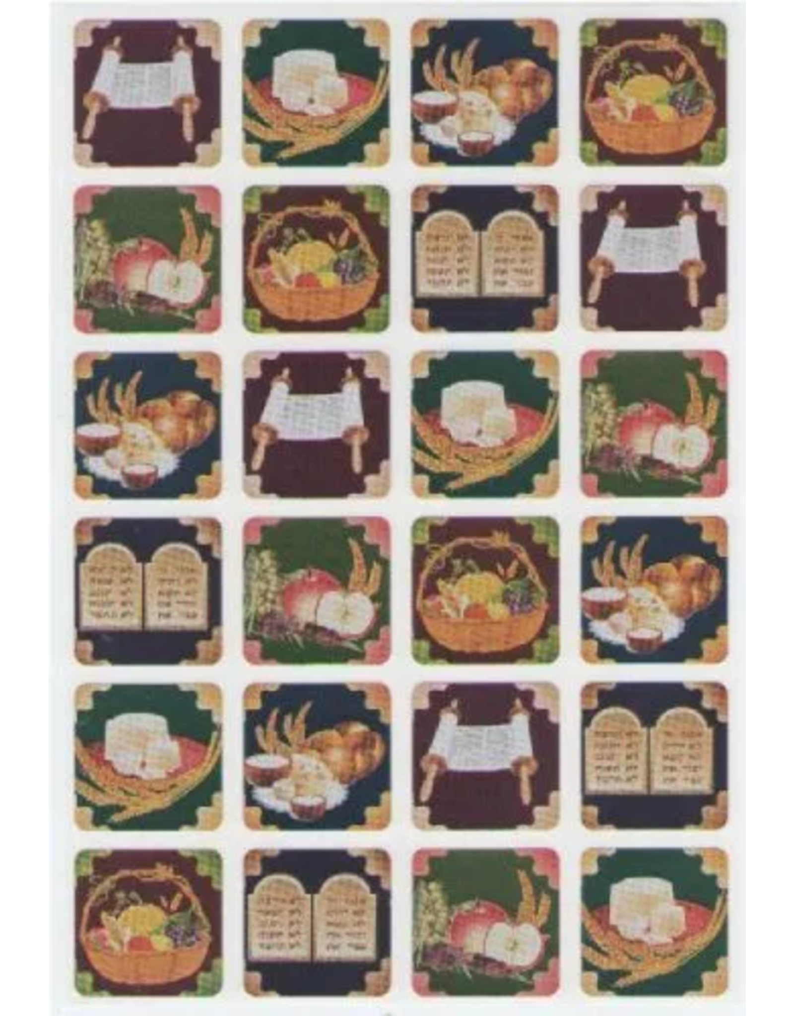 STICKERS: SHAVUOS SQUARE FOIL