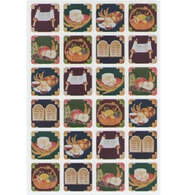 STICKERS: SHAVUOS SQUARE FOIL