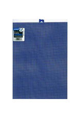 PLASTIC CANVAS: 10½" x 13½"  DARK BLUE