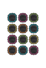 Teacher Created Resources MINI CUT OUT; CHALKBOARD BRIGHT 2-5/8"X2-5/8" - 36 PACK