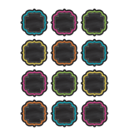 Teacher Created Resources MINI CUT OUT; CHALKBOARD BRIGHT 2-5/8"X2-5/8" - 36 PACK