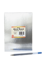 MIRROR BOARD: 5"x7", SILVER 25 PACK