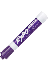 MARKER  EXPO DRY ERASE LOW ODOR PURPLE, CHISEL-  1 MARKER
