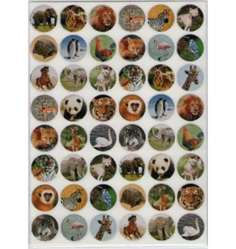STICKERS: ANIMAL DOTS 10 SHEETS