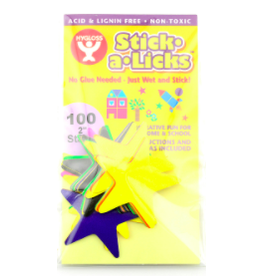 STICK-A-LICKS - 2" STARS 100 PACK