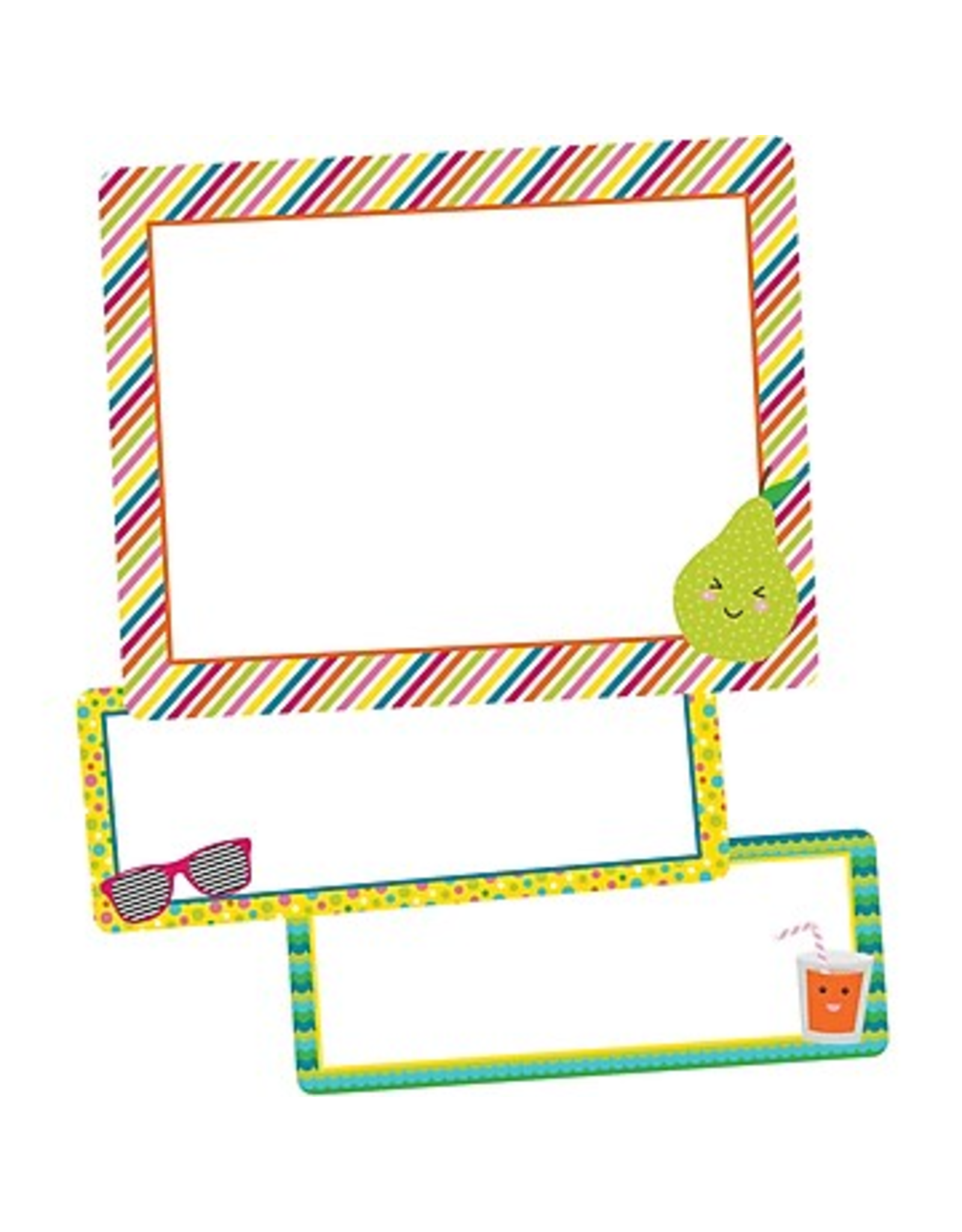 STICKERS - SCHOOL POP LABEL 4.25"x5.25"  & Smaller - 26pcs Total