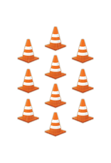 CUT OUT: CONSTRUCTION CONES 6" - 30 PACK