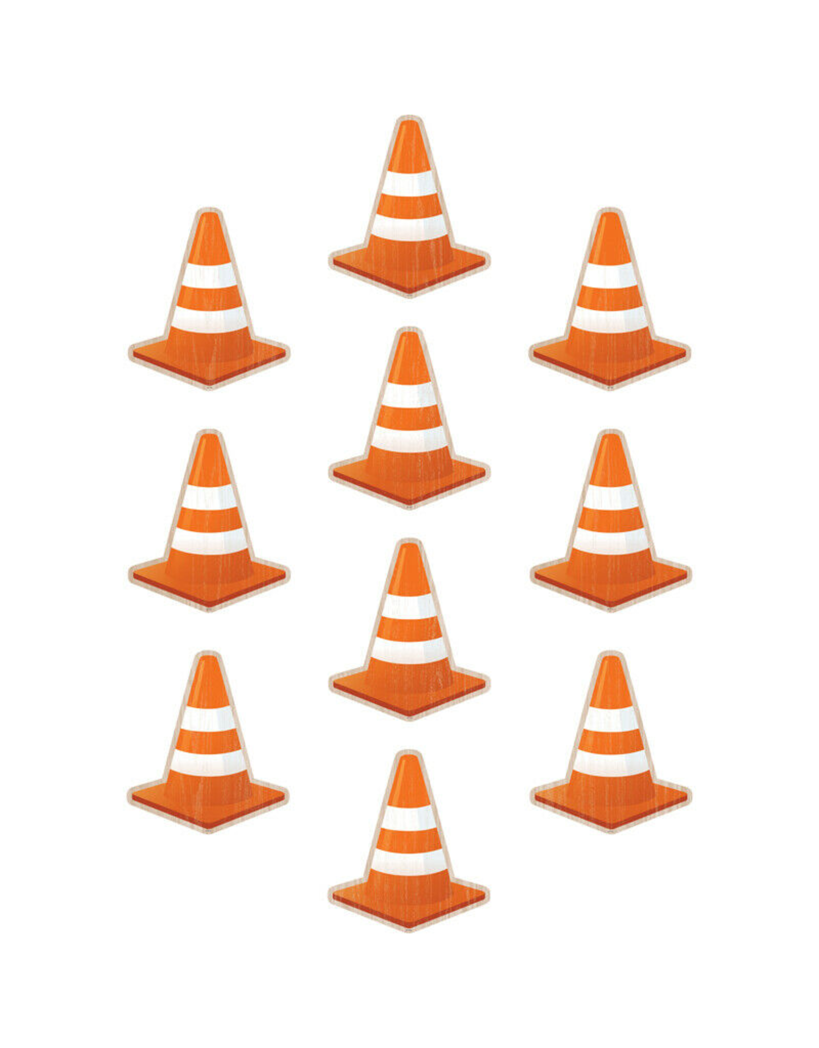 CUT OUT: CONSTRUCTION CONES 6" - 30 PACK