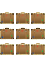 MINI CUT OUTS: LUGGAGE  2-5/8" - 36 PACK