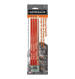 CHARCOAL PENCIL SET WITH ERASER