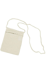 DIY CANVAS ZIPPER PURSE  5"x7"  w/ Strap