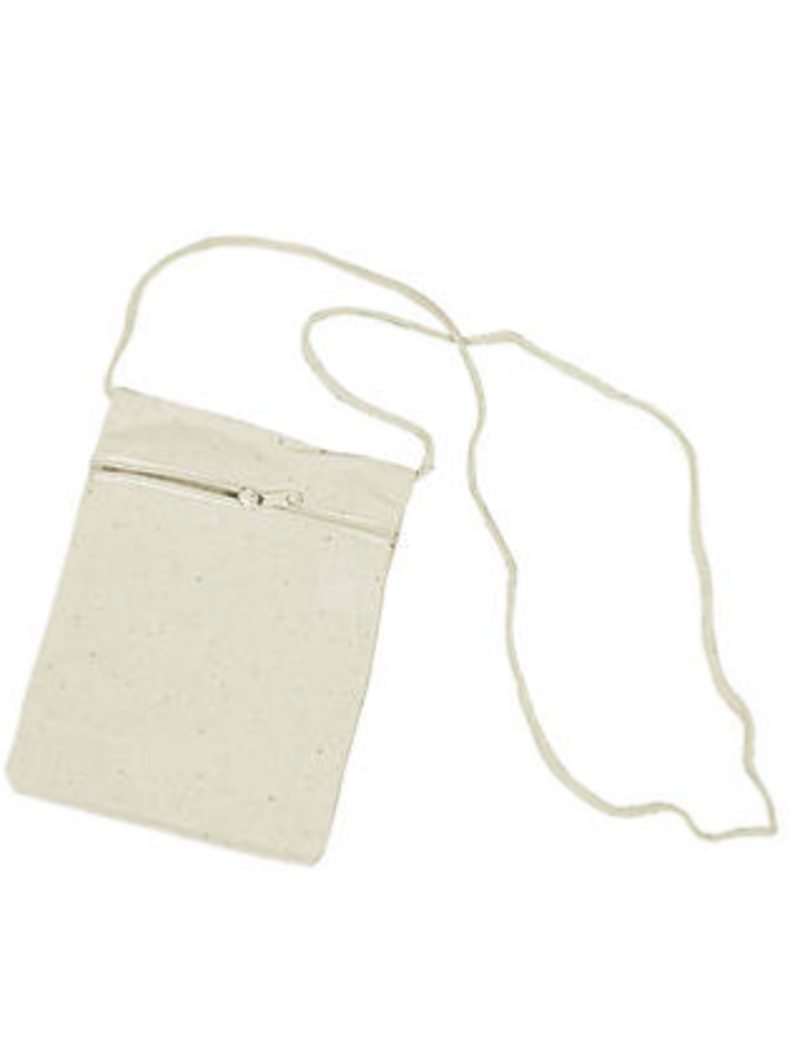 DIY CANVAS ZIPPER PURSE  5"x7"  w/ Strap