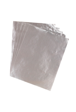 METALLIC PAPER: 8.5"X11" DULL SILVER 12 SHEETS