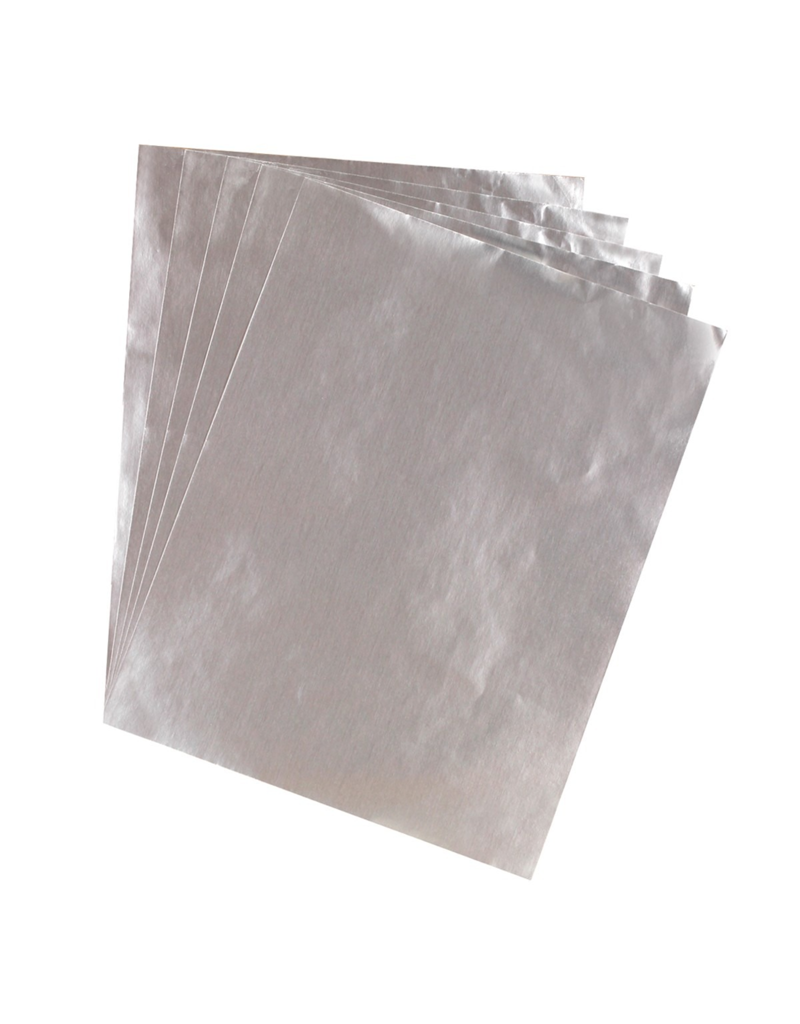 METALLIC PAPER: 8.5"X11" DULL SILVER 12 SHEETS