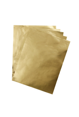 METALLIC PAPER: 8.5"X11" DULL GOLD 12 SHEETS