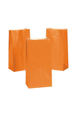 BAG - PAPER - ORANGE- 12 PACK
