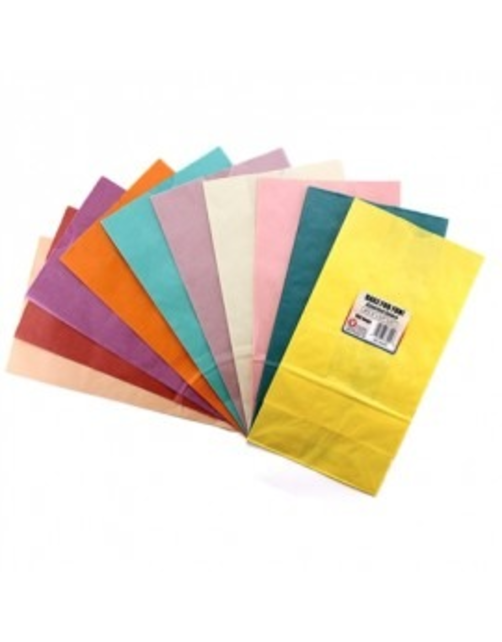 HYGLOSS BRIGHT COLORFUL  PAPER BAGS -   28pcs 4.5x2.5x8.5