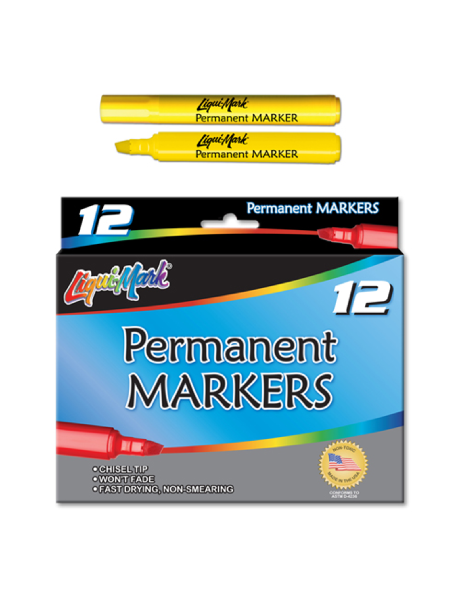 MARKER CHISEL YELLOW LIQUI