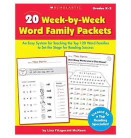 BOOK: 20 WEEKS WORD FAMILT PACKET