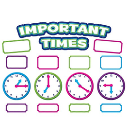 MINI BULLETIN BOARD SET IMPORTANT TIMES