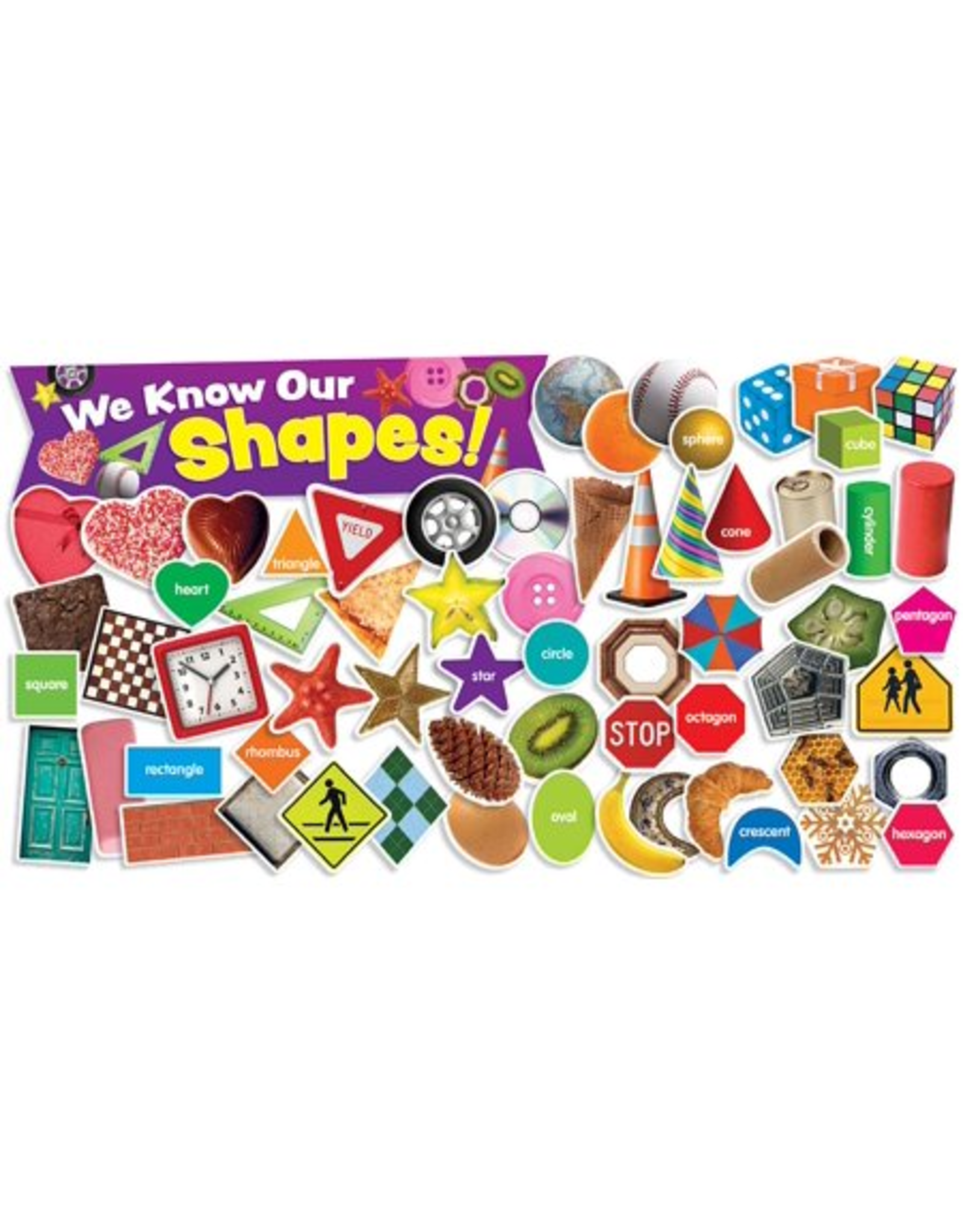 MINI BULLETIN BOARD SET WE KNOW OUR SHAPES